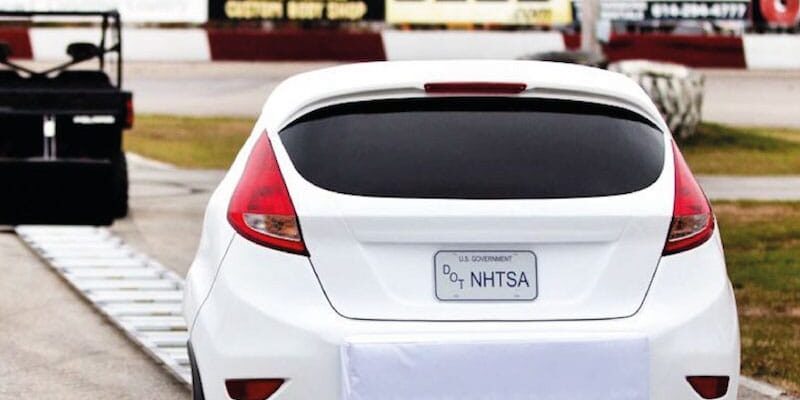 Wolf Composites, white, surrogate strike vehicle